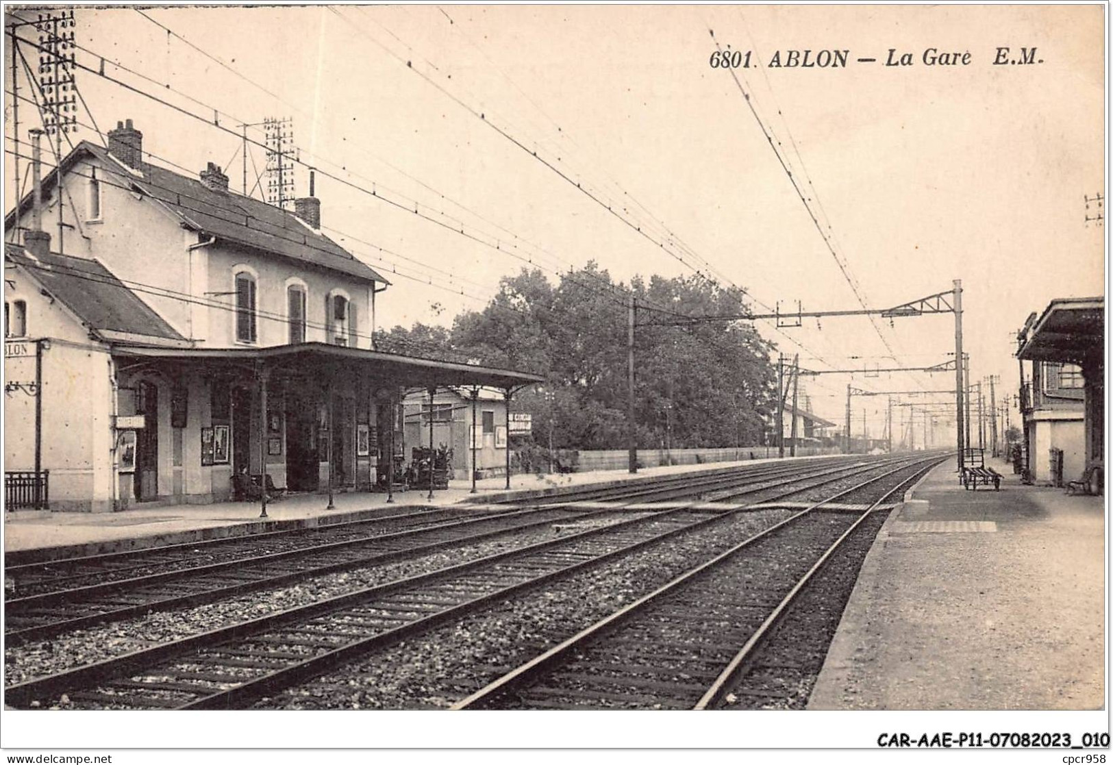 CAR-AAEP11-94-1037 - ABLON - La Gare - Ablon Sur Seine