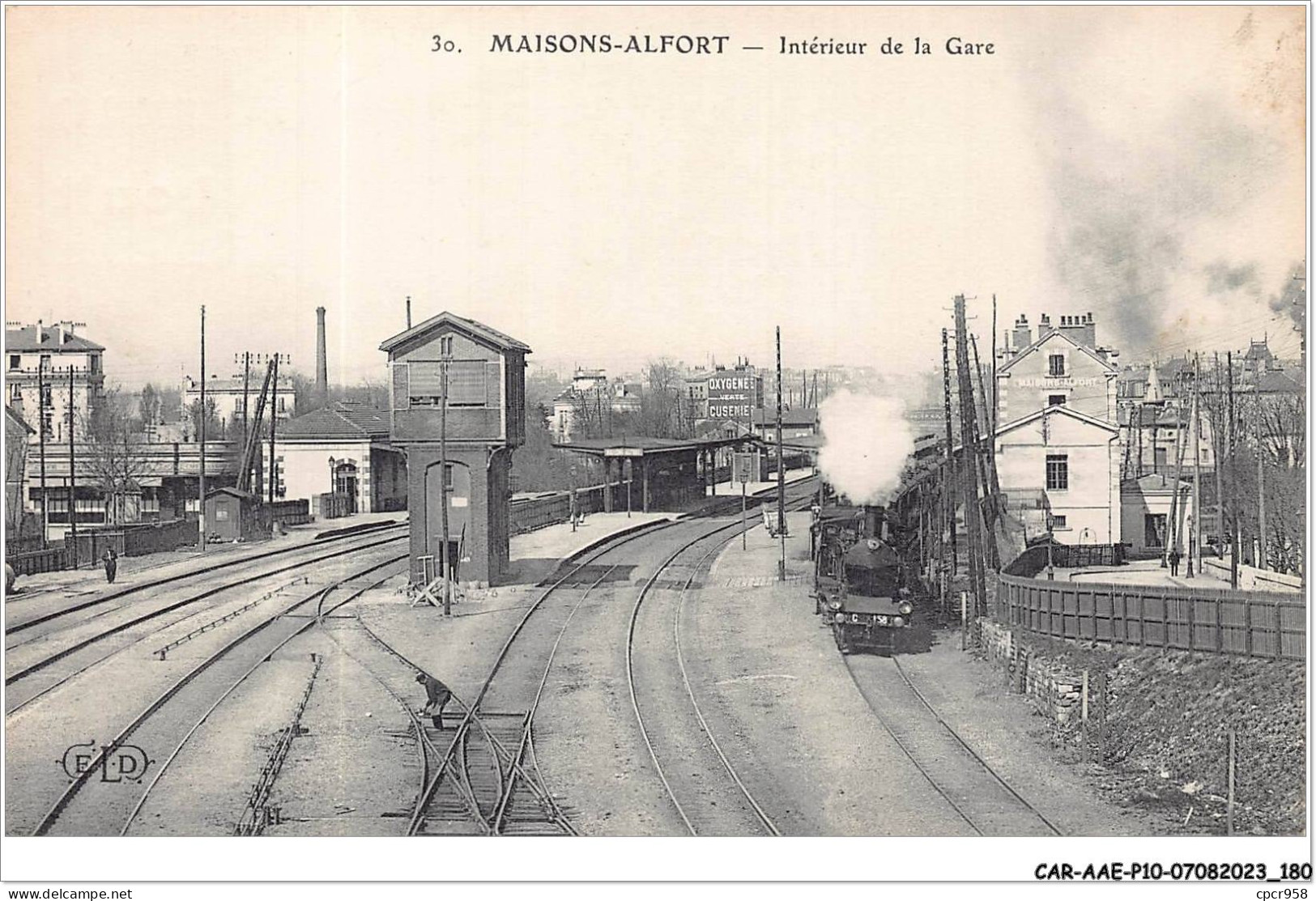 CAR-AAEP10-94-1030 - MAISONS-ALFORT - Interieur De La Gare - Train - ELD - Alfortville