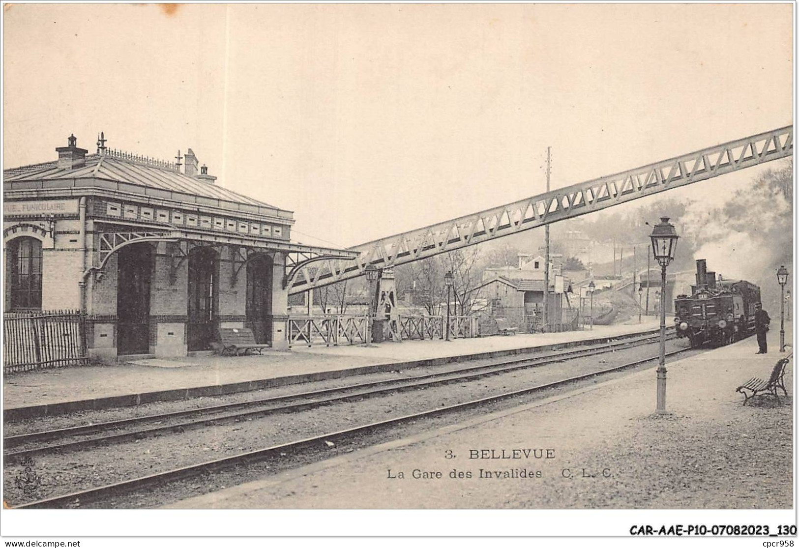 CAR-AAEP10-92-1005 - BELLEVUE - La Gare Des Invalides - Train - Other & Unclassified