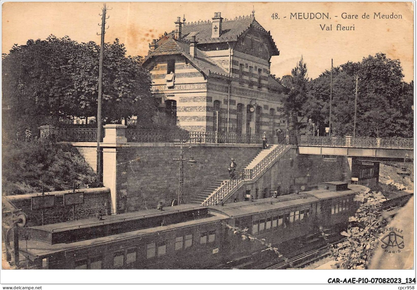 CAR-AAEP10-92-1007 - MEUDON - Gare De Meudon - Val Fleuri - Train - Meudon