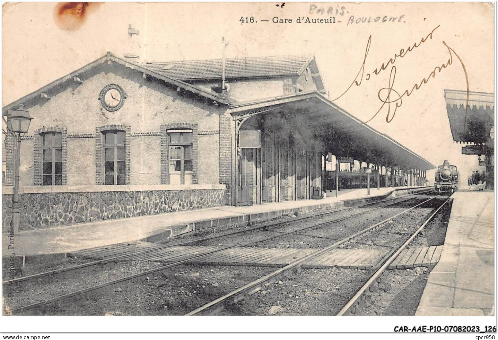 CAR-AAEP10-92-1003 - Gare D'AUTEUIL - Train - Boulogne Billancourt