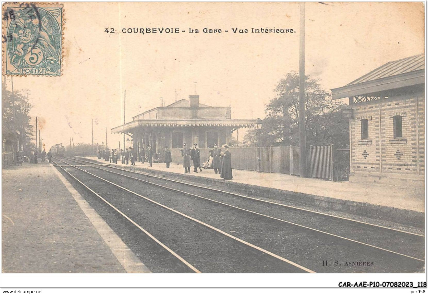 CAR-AAEP10-92-0999 - COURBEVOIE - La Gare - Vue Interieure - Courbevoie