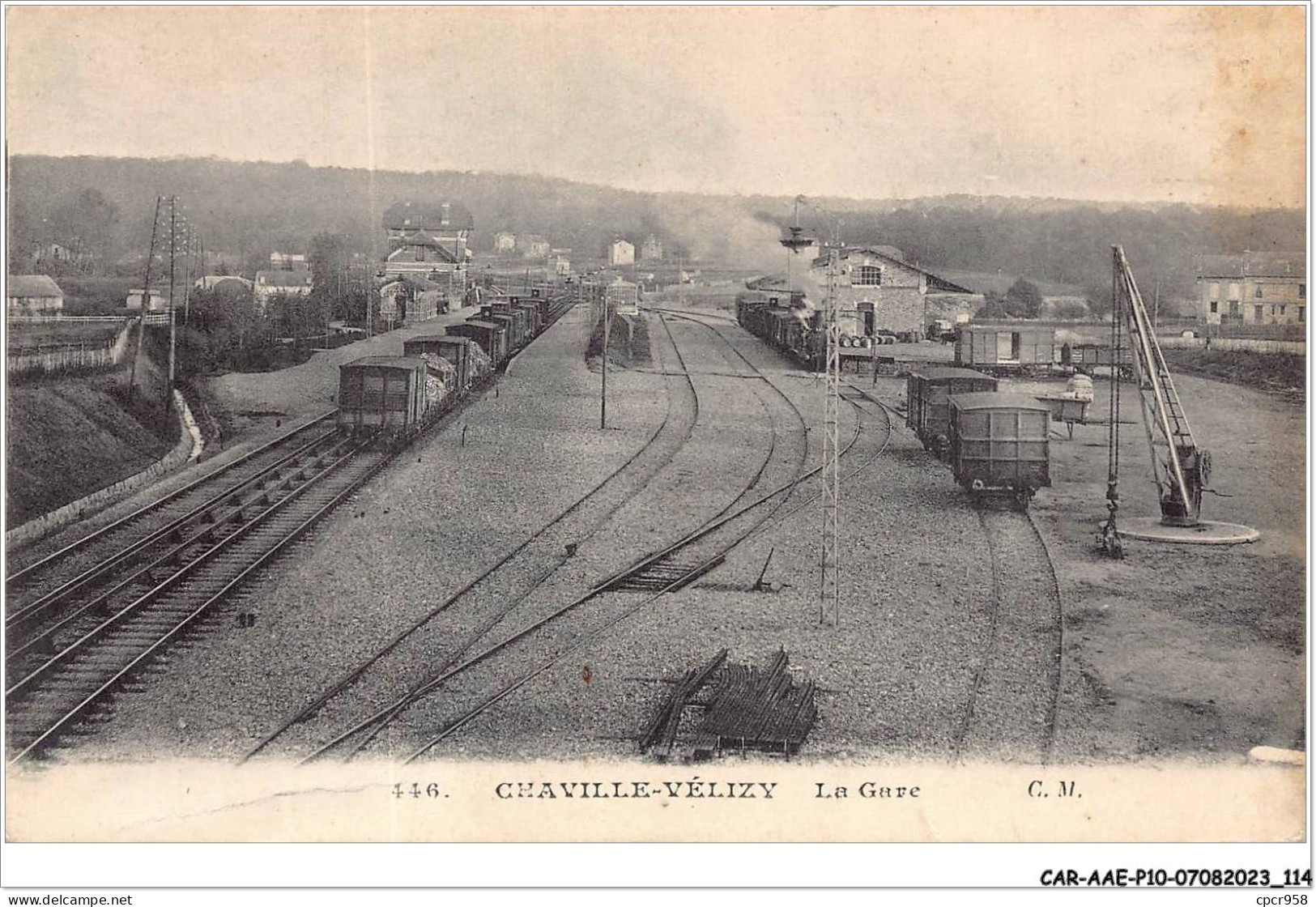 CAR-AAEP10-92-0997 - CHAVILLE-VELIZY - La Gare - Train - Chaville