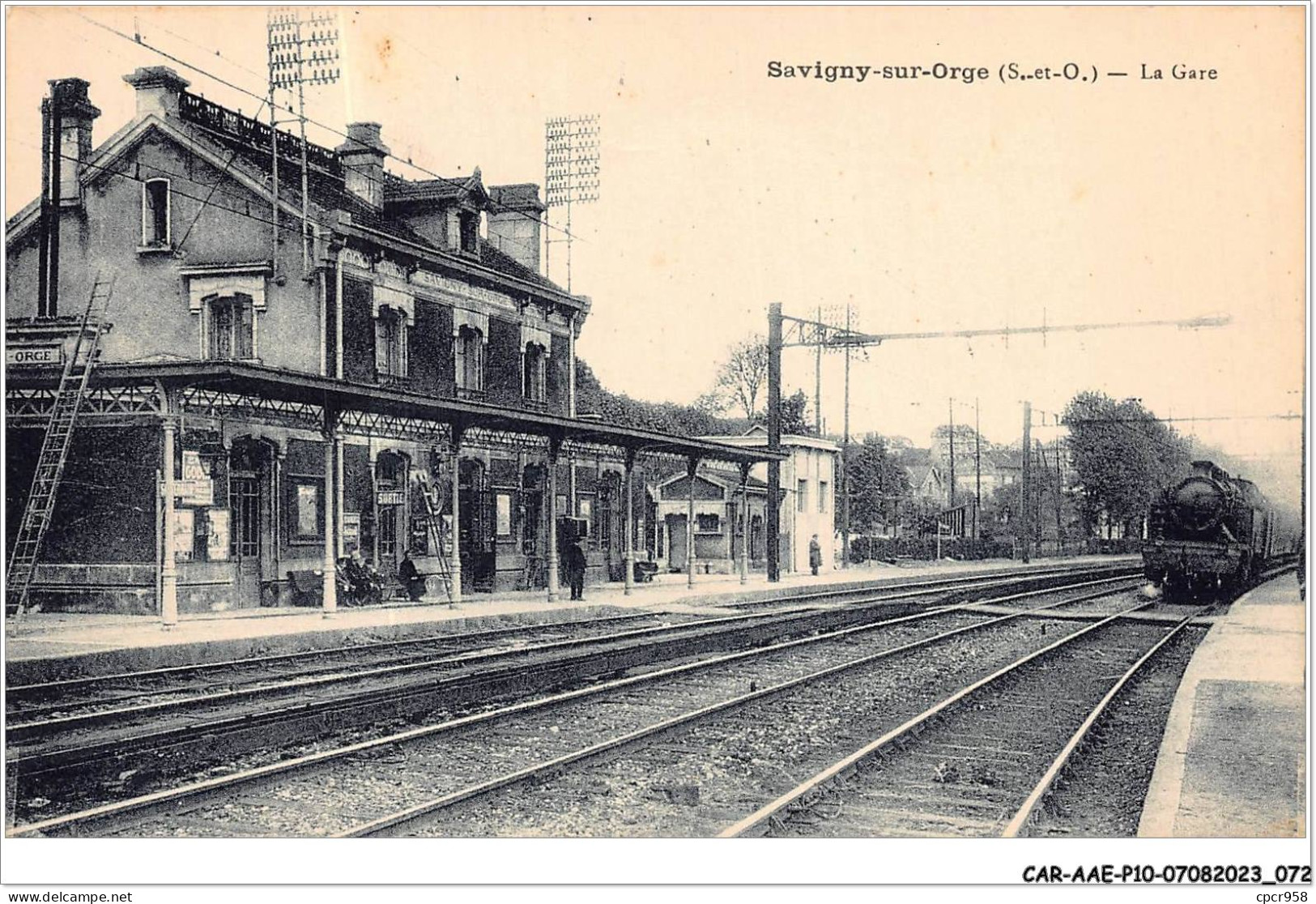 CAR-AAEP10-91-0976 - SAVIGNY-SUR-ORGE - La Gare - Train - Savigny Sur Orge