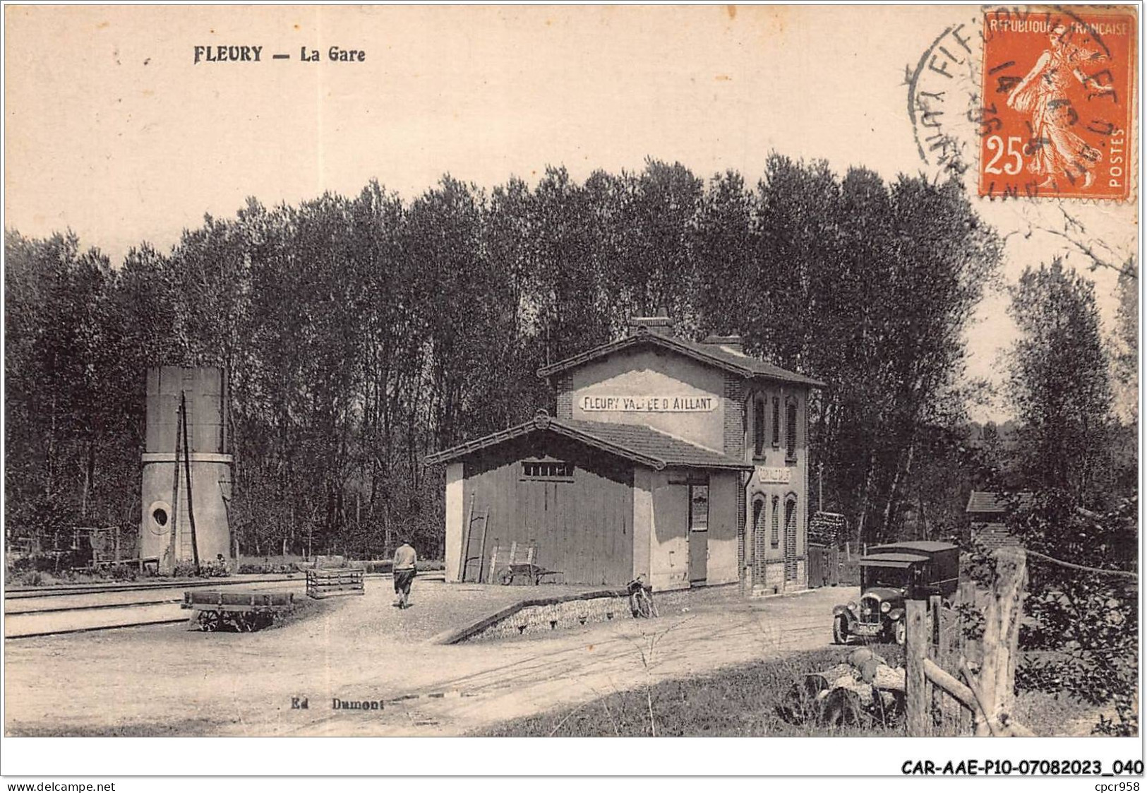 CAR-AAEP10-89-0960 - FLEURY - La Gare - Autres & Non Classés