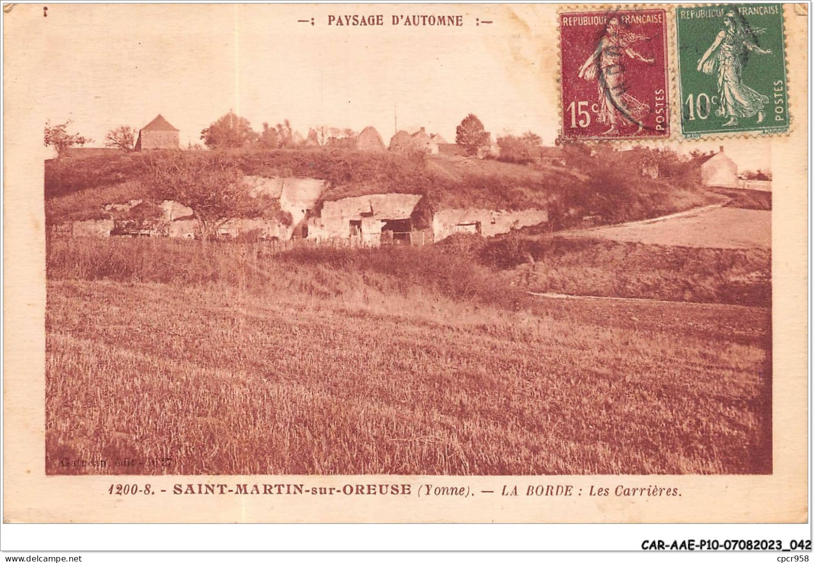 CAR-AAEP10-89-0961 - SAINT-MARTIN-SUR-OREUSE - La Borde : Les Carrieres - Saint Martin Du Tertre