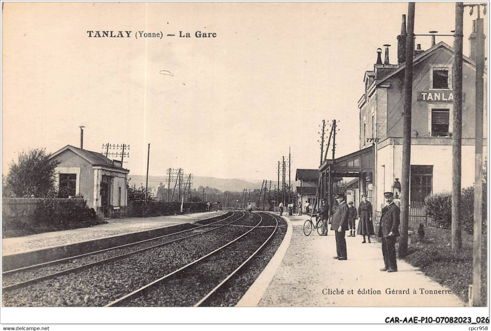 CAR-AAEP10-89-0953 - TANLAY - La Gare - Tanlay