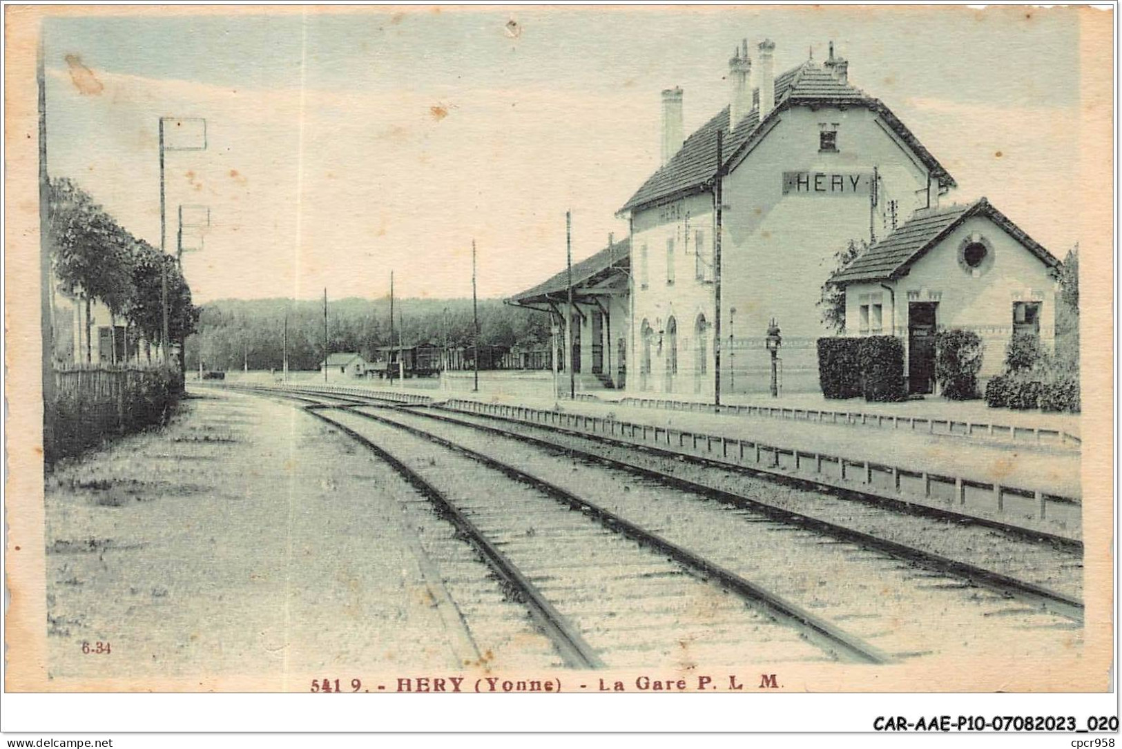 CAR-AAEP10-89-0950 - HERY - La Gare P.L.M. - Hery