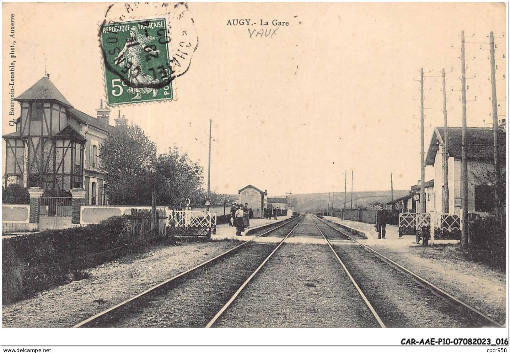 CAR-AAEP10-89-0948 - AUGY - La Gare  - Sonstige & Ohne Zuordnung