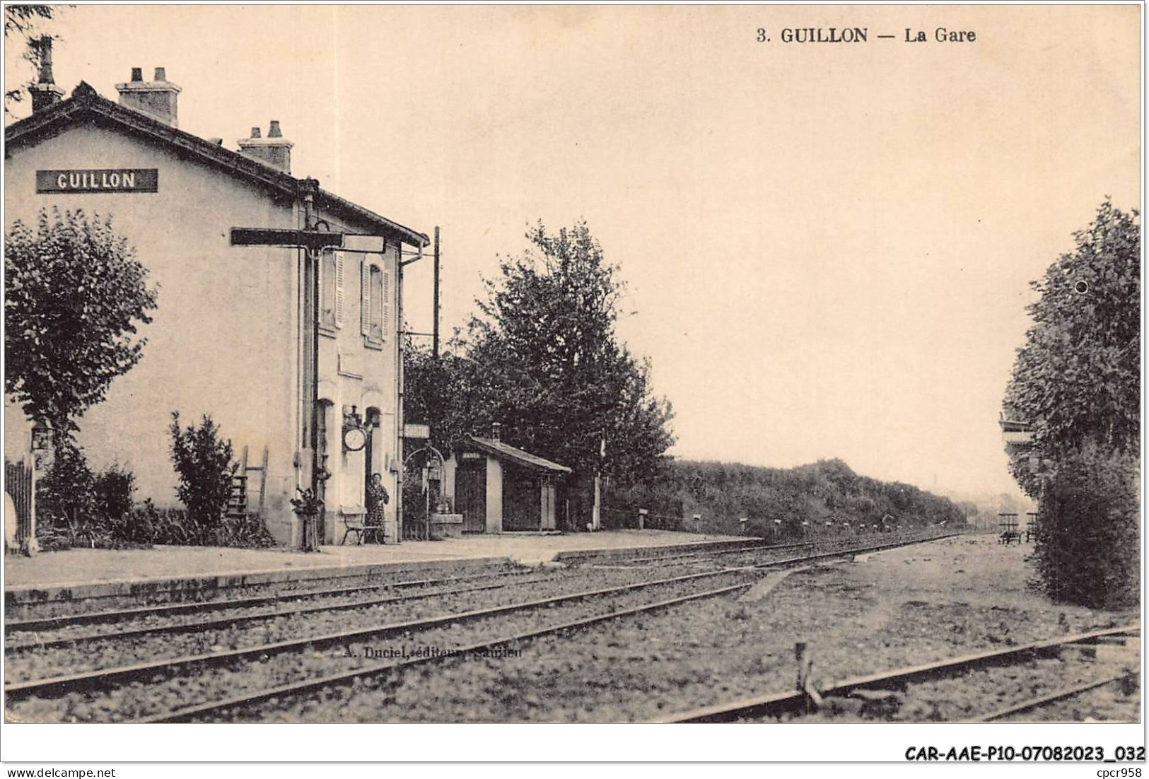 CAR-AAEP10-89-0956 - GUILLON - La Gare  - Guillon