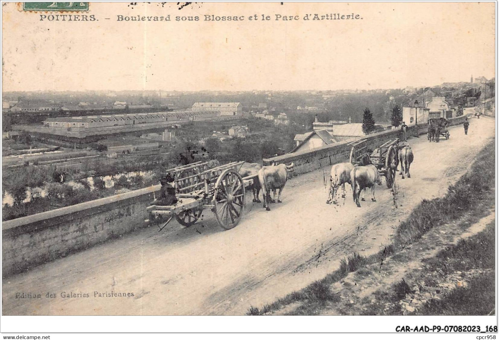 CAR-AADP9-87-0802 - POITIERS - Boulevard Sous Blossac - Agriculture - Poitiers