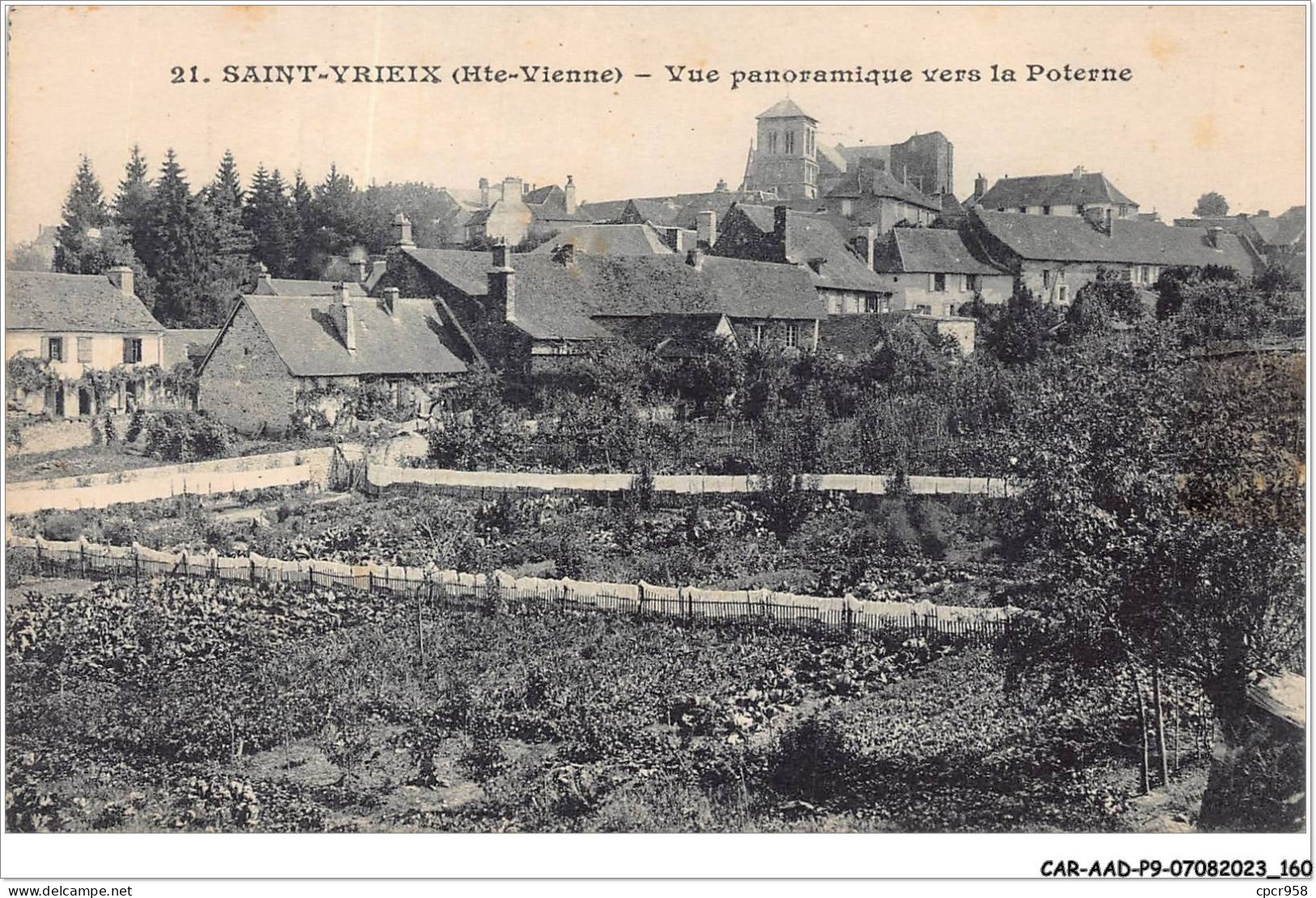 CAR-AADP9-87-0798 - SAINT YRIEIX - Vue Panoramique Vers La Poterne - Saint Yrieix La Perche