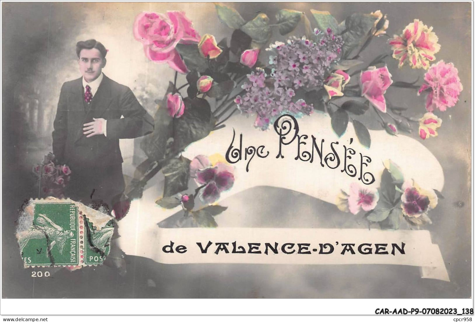 CAR-AADP9-82-0787 - UNE PENSEE DE VALENCE D'AGEN  - Valence