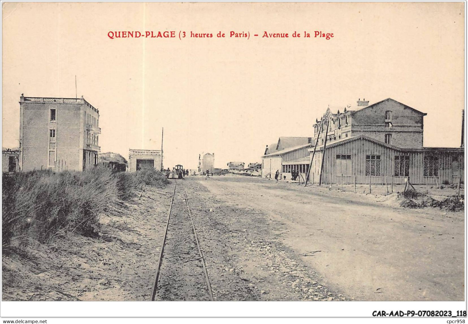 CAR-AADP9-80-0777 - QUEND PLAGE - Avenue De La Plage  - Autres & Non Classés