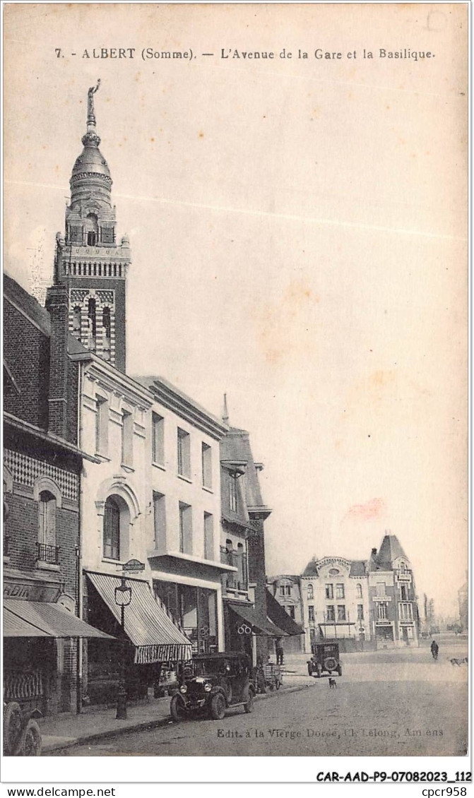 CAR-AADP9-80-0774 - ALBERT - Avenue De La Gare Et La Basilique  - Albert