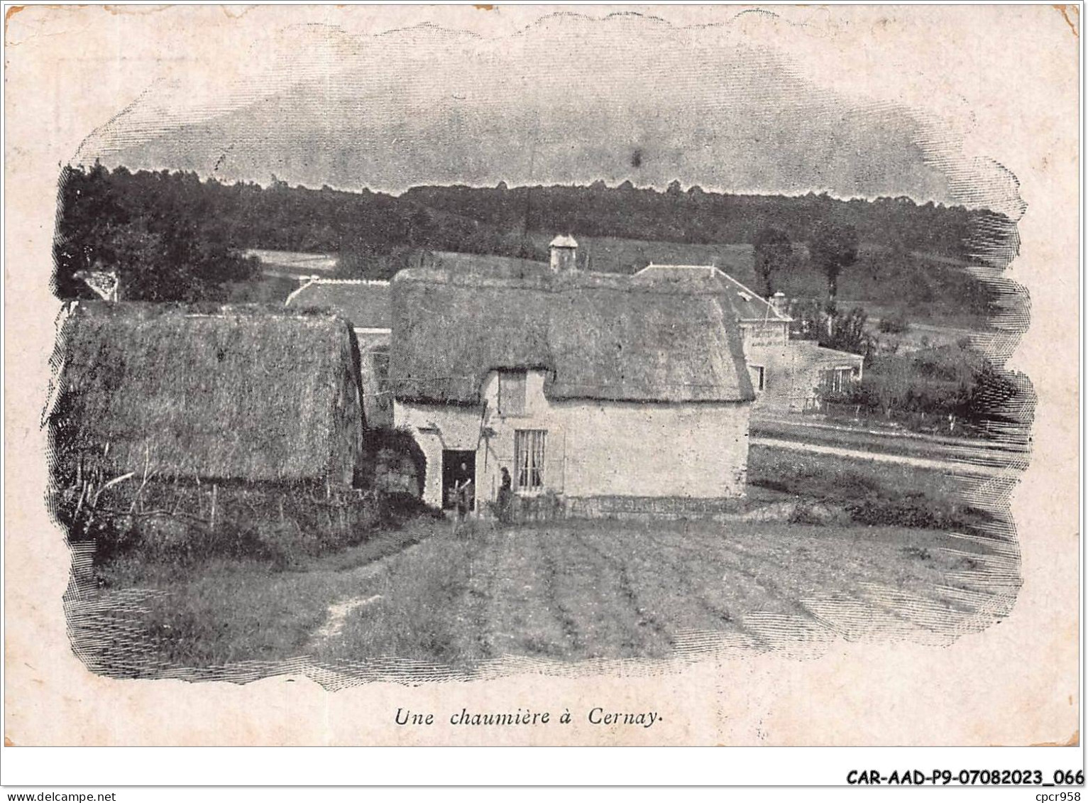 CAR-AADP9-78-0751 - CERNAY - Une Chaumières - Cernay-la-Ville