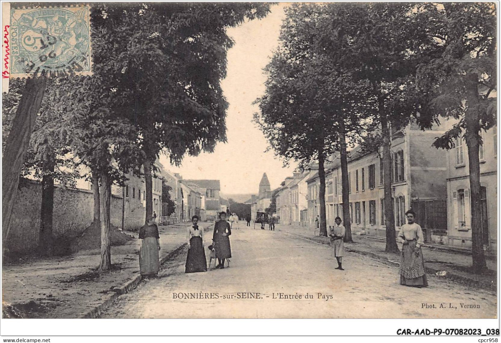 CAR-AADP9-78-0737 - BONNIERES SUR SEINE - L'entrée Du Pays  - Bonnieres Sur Seine