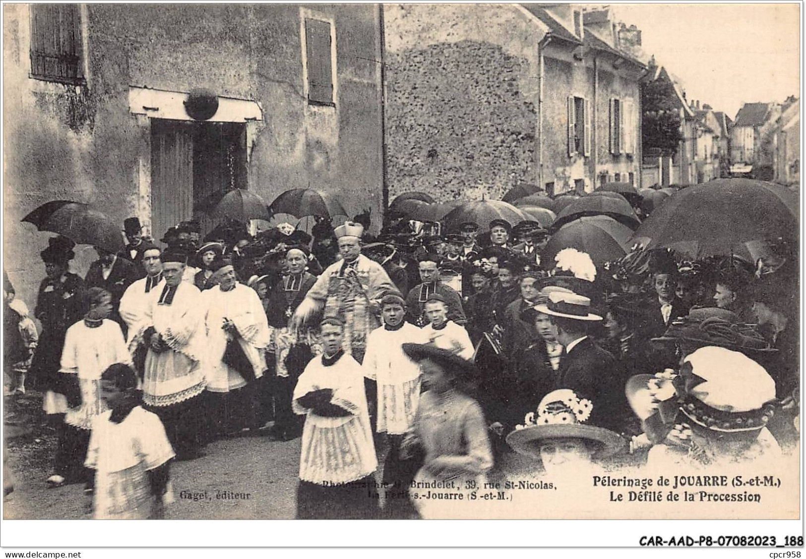 CAR-AADP8-77-0717 - PELERINAGE JOUARRE - Le Defilé De La Procession - La Ferte Sous Jouarre