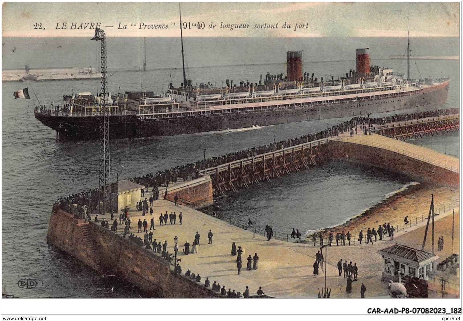 CAR-AADP8-76-0714 - LE HAVRE - La Provence Sortant Du Port - Paquebot - Harbour