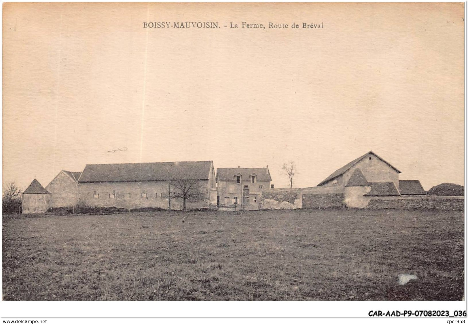 CAR-AADP9-78-0736 - BOISSY MAUVOISIN - La Ferme, Route D Breval - Autres & Non Classés