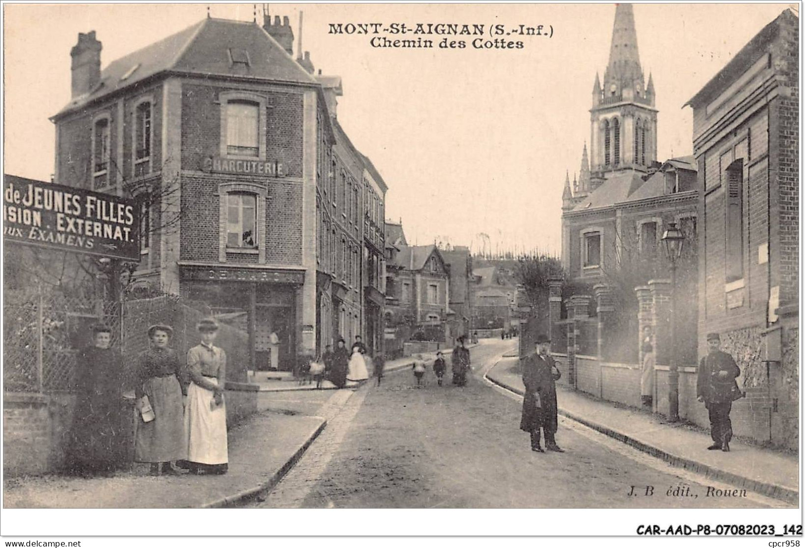 CAR-AADP8-76-0694 - MONT ST AIGNAN - Chemin Des Cottes - Charcuterie - Mont Saint Aignan