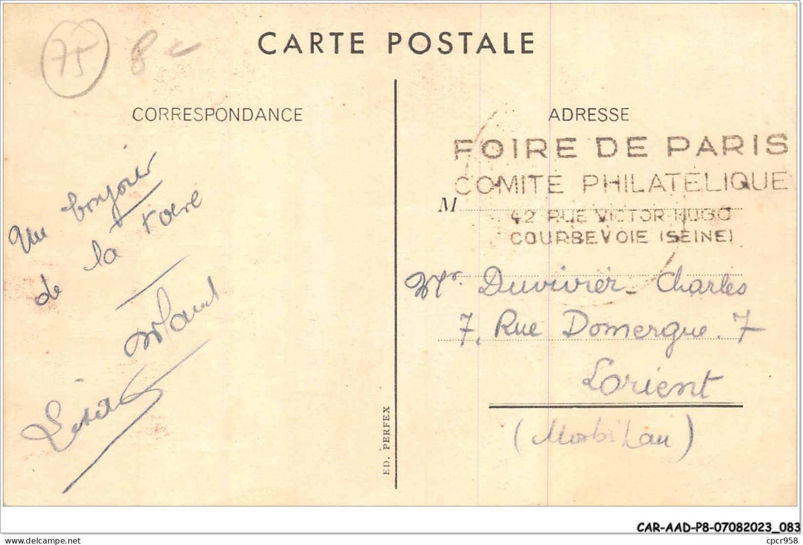 CAR-AADP8-75-0664 - Foire De PARIS 1948 - Expositions