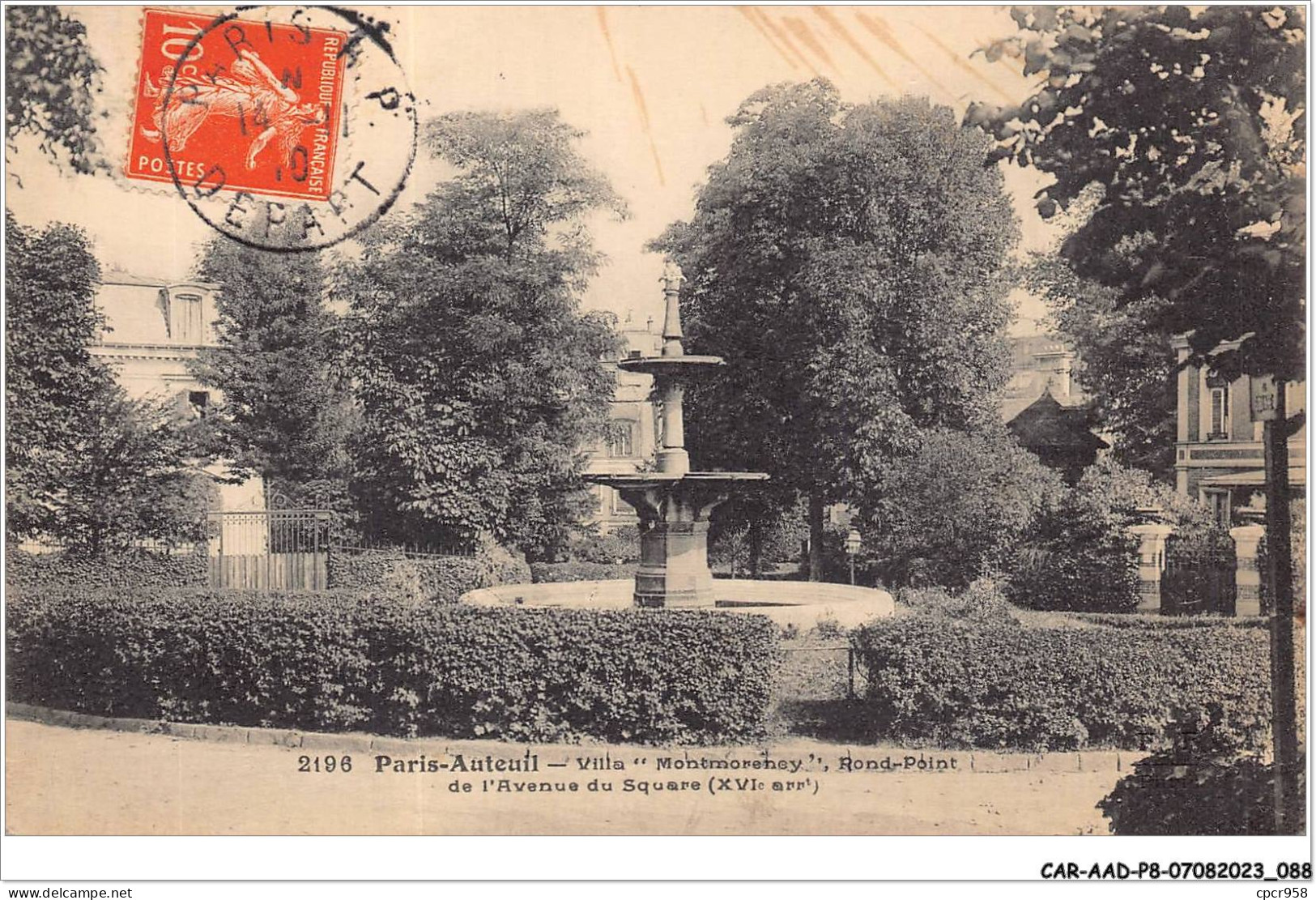 CAR-AADP8-75-0667 - PARIS XVI - Villa Montmoreney - Arrondissement: 16