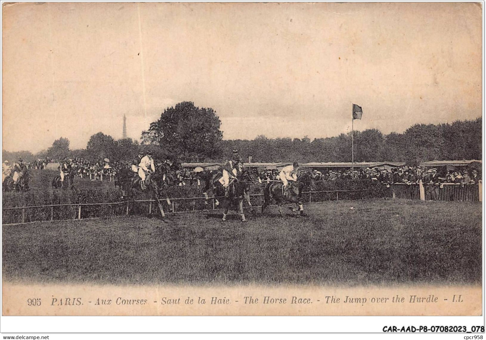 CAR-AADP8-75-0662 - PARIS - Aux Courses - Saut De La Haie  - Markten, Pleinen