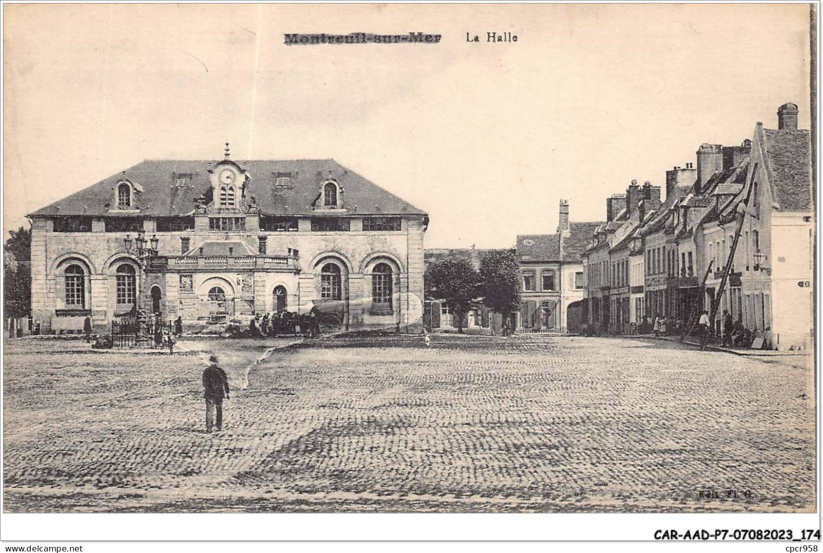 CAR-AADP7-62-0613 - MONTREUIL-SUR-MER - La Halle  - Montreuil