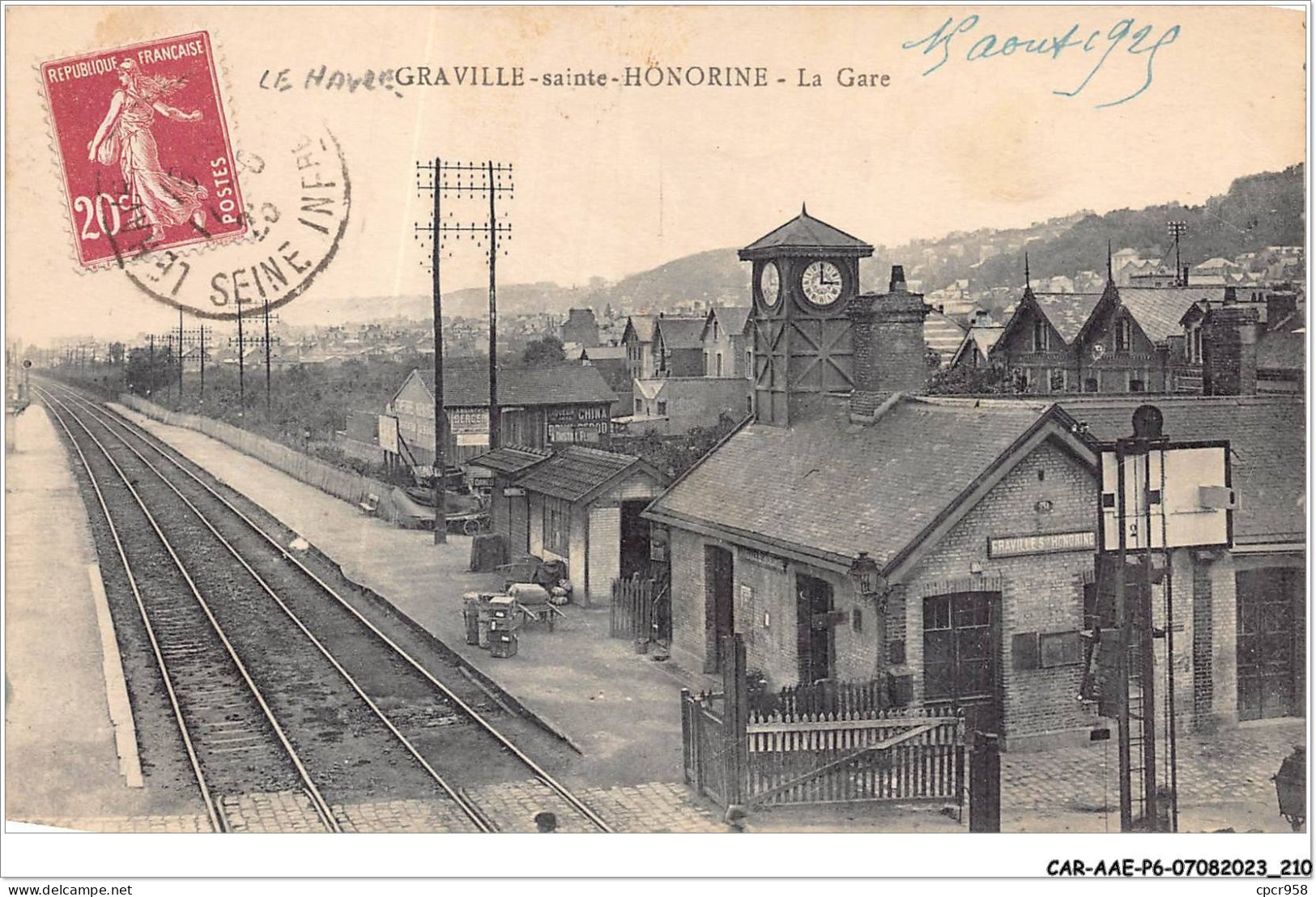 CAR-AAEP6-76-0610 - GRAVILLE-SAINTE-HONORINE - La Gare - Andere & Zonder Classificatie