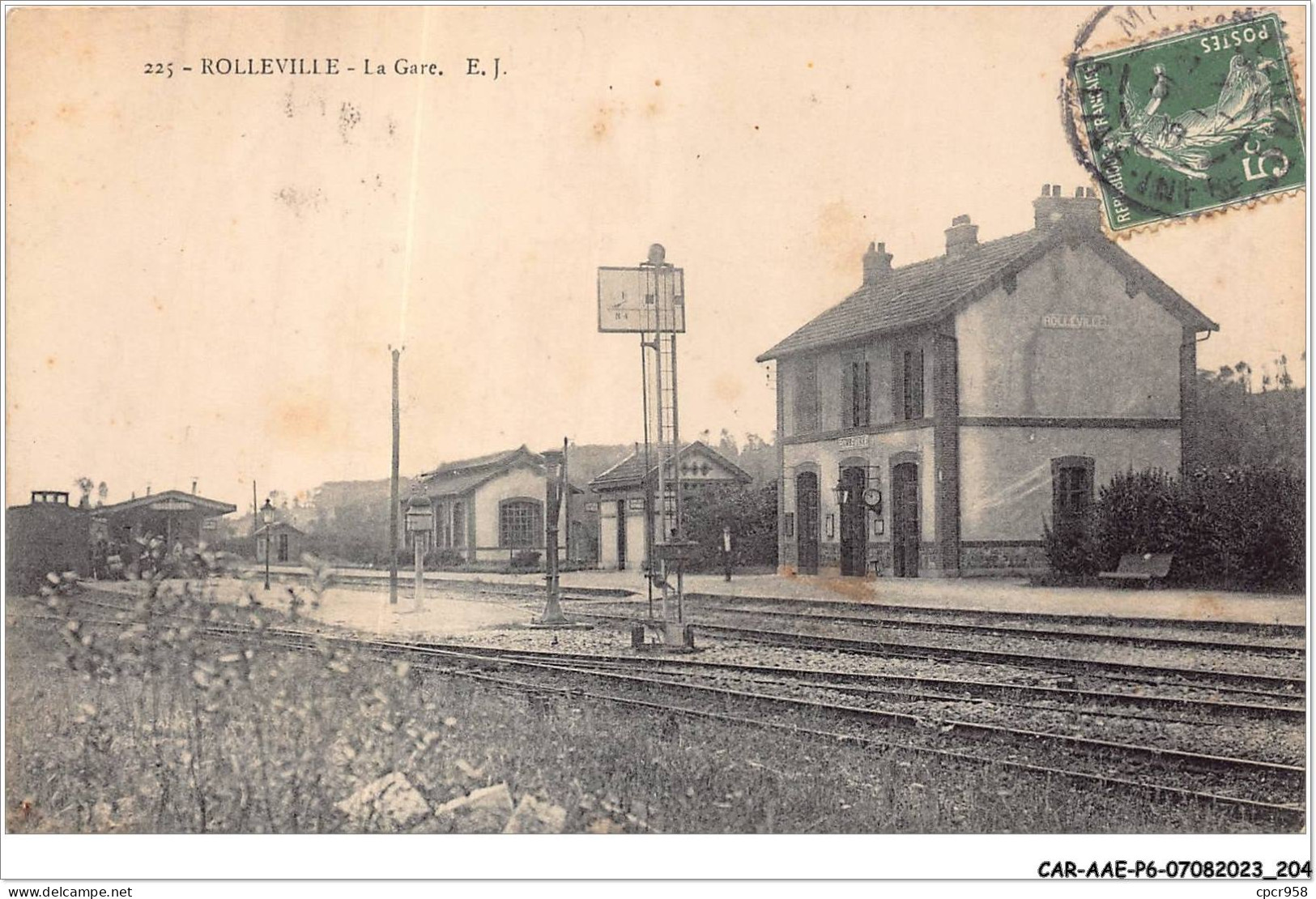 CAR-AAEP6-76-0607 - ROLLEVILLE - La Gare  - Andere & Zonder Classificatie