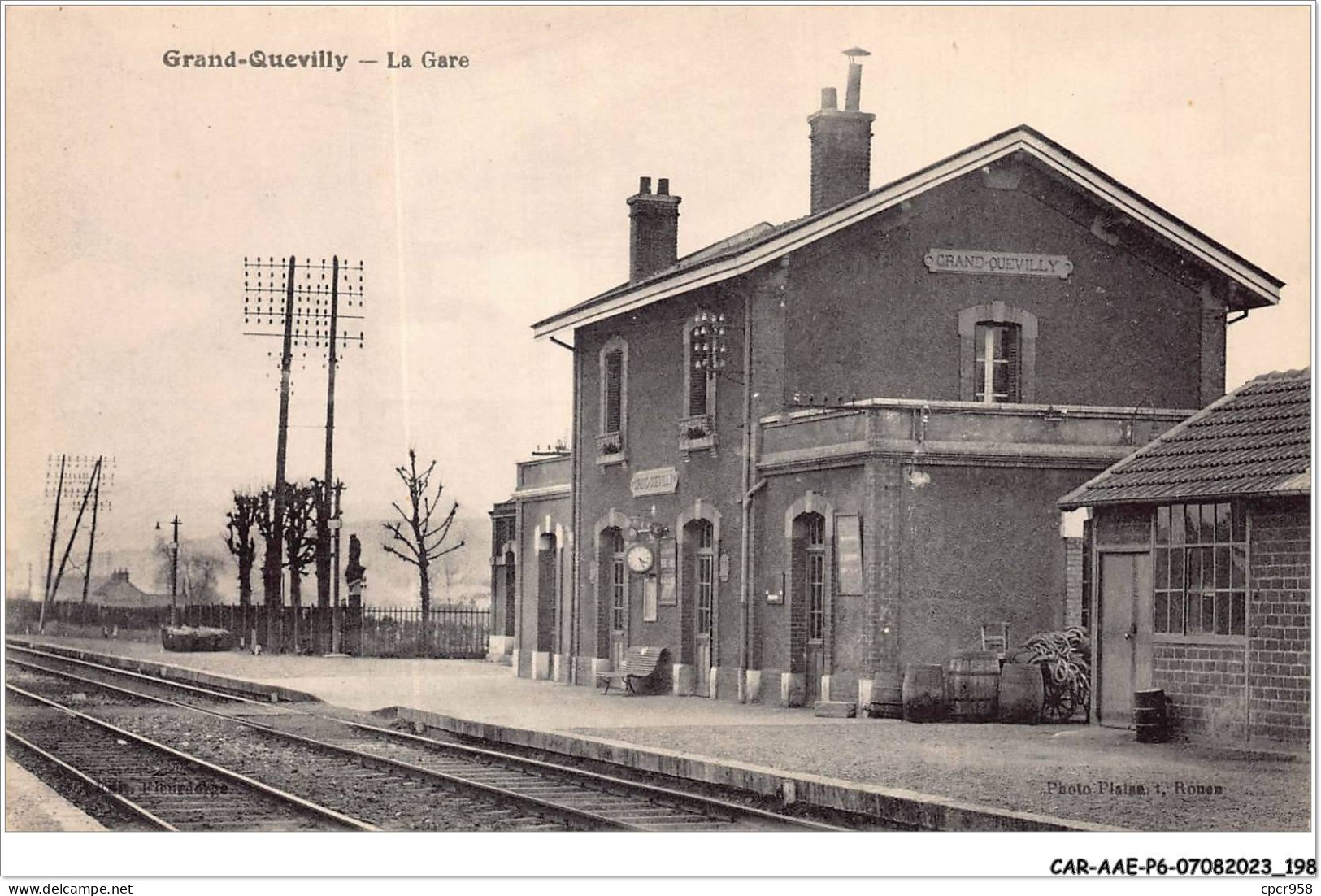 CAR-AAEP6-76-0604 - GRAND-QUEVILLY - La Gare - Le Grand-quevilly