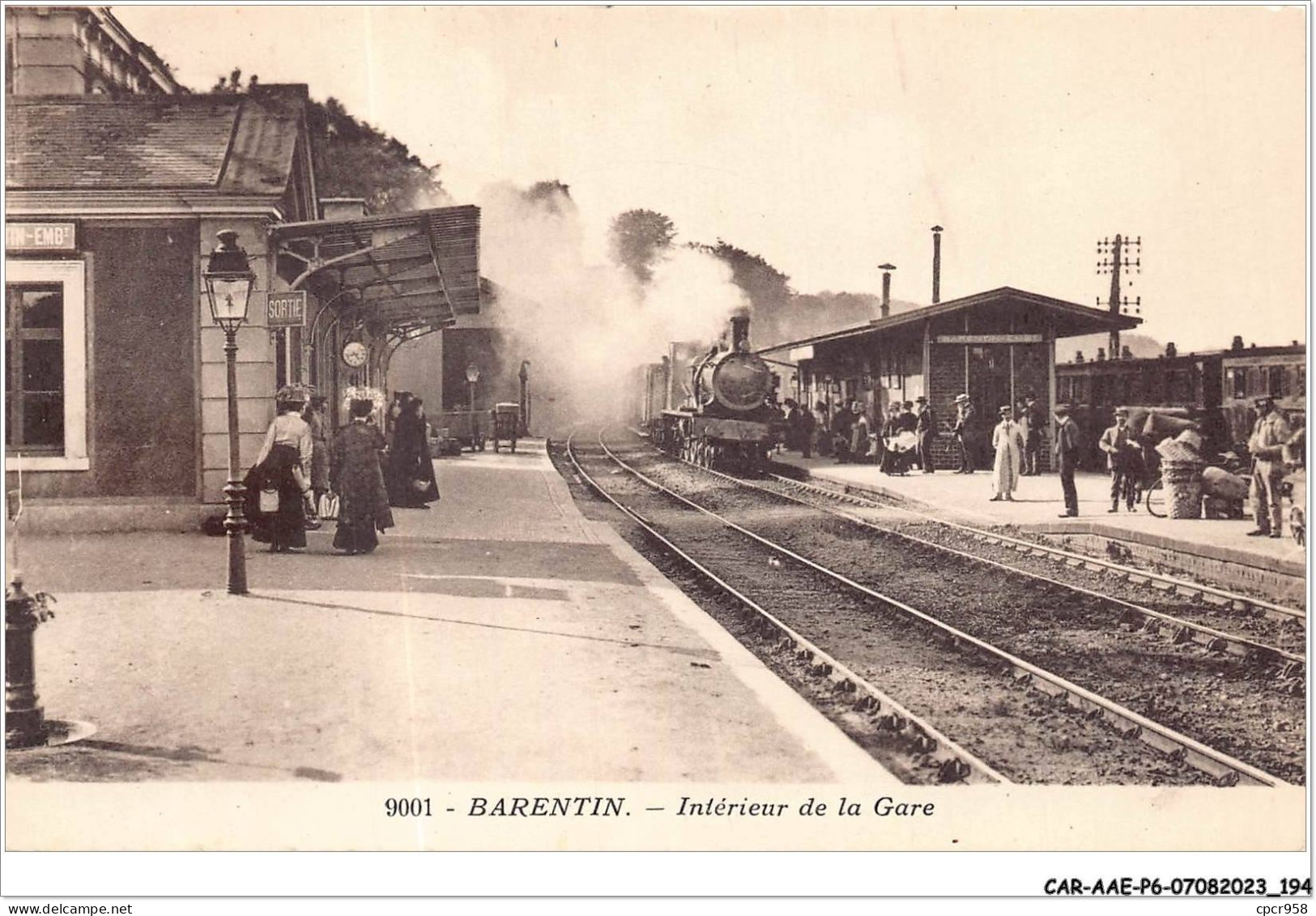 CAR-AAEP6-76-0602 - BARENTIN - Interieur De La Gare - Train - Barentin