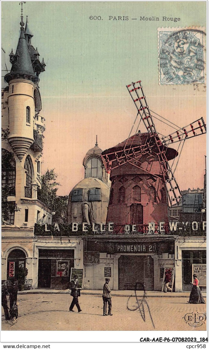 CAR-AAEP6-75-0597 - PARIS XVIII - Moulin Rouge - Parijs Bij Nacht