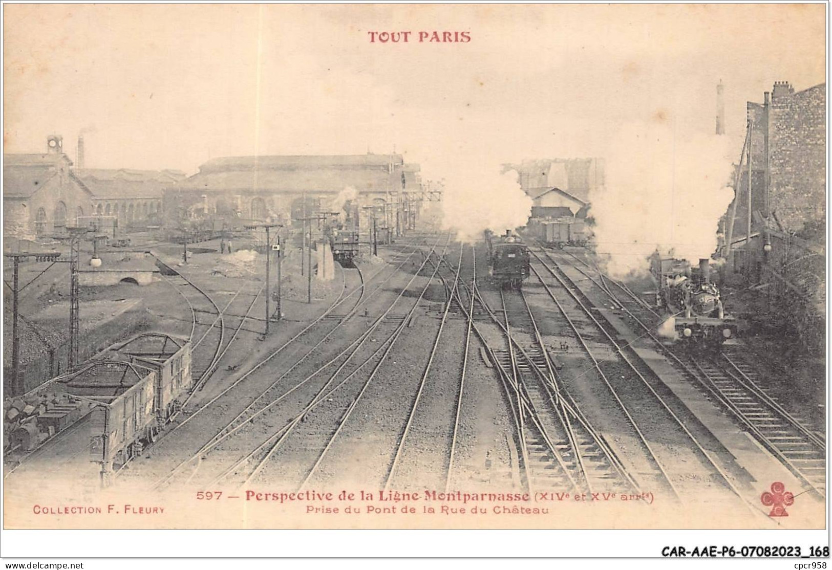 CAR-AAEP6-75-0589 - TOUT PARIS XV - Perspective De La Ligne Montparnasse - Parigi By Night