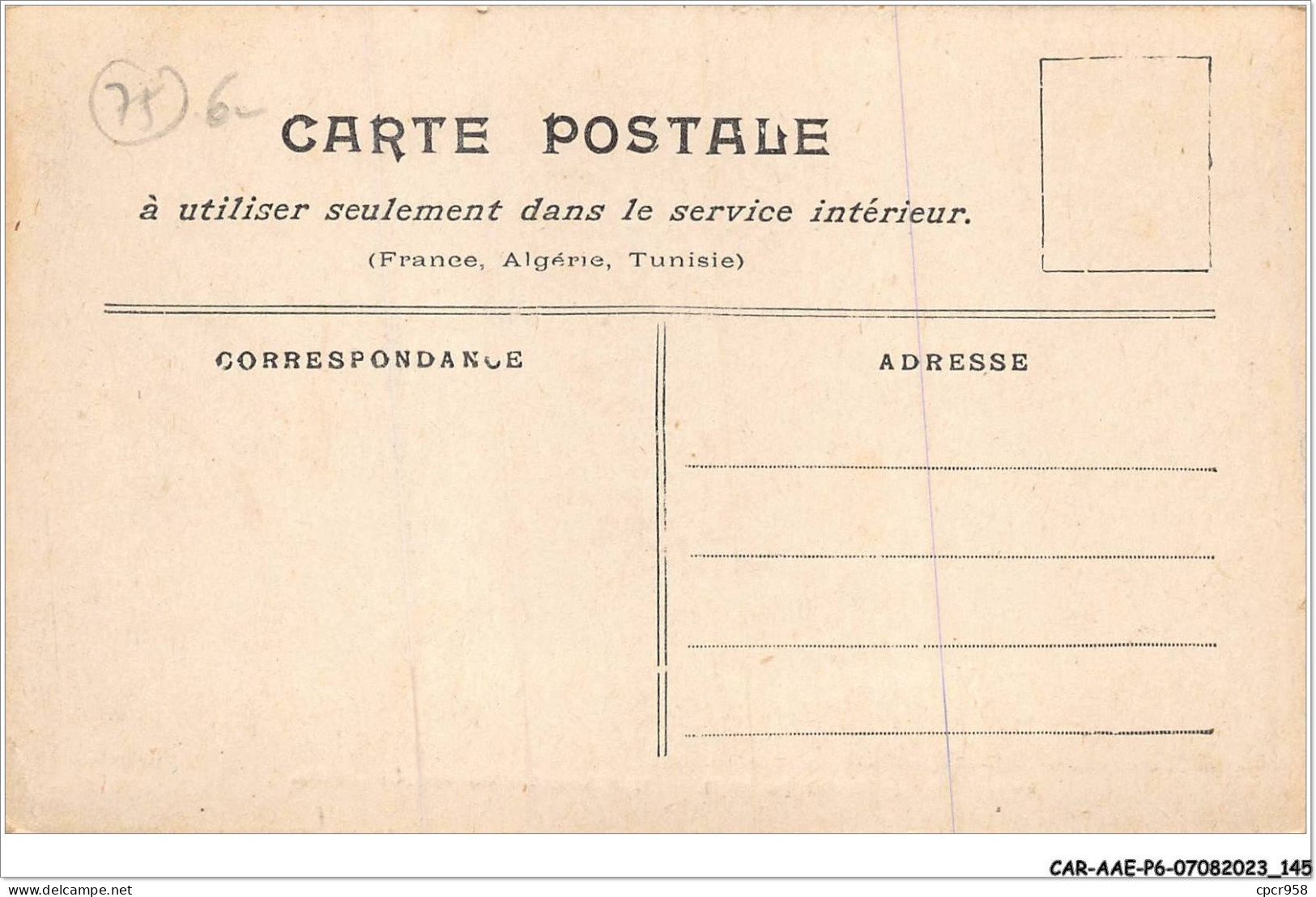 CAR-AAEP6-75-0577 - PARIS INONDE - Rue SAINT-CHARLES - Andere & Zonder Classificatie