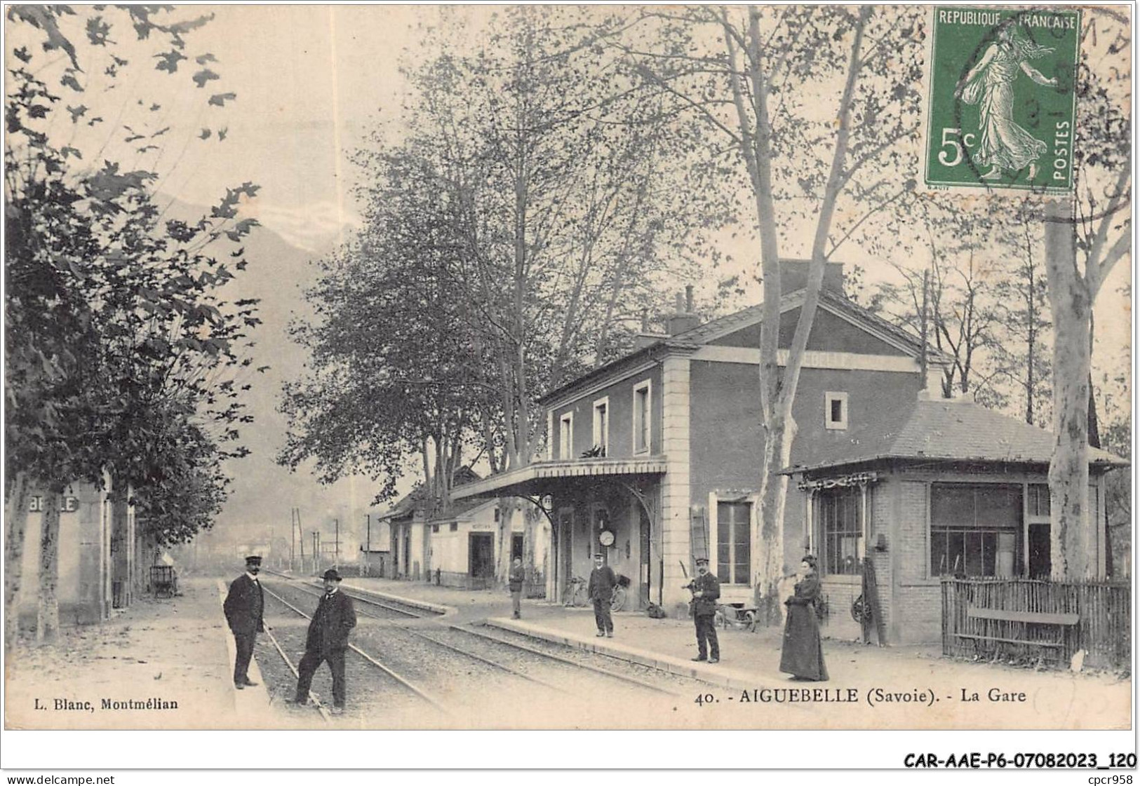 CAR-AAEP6-73-0565 - AIGUEBELLE - La Gare - Aiguebelle