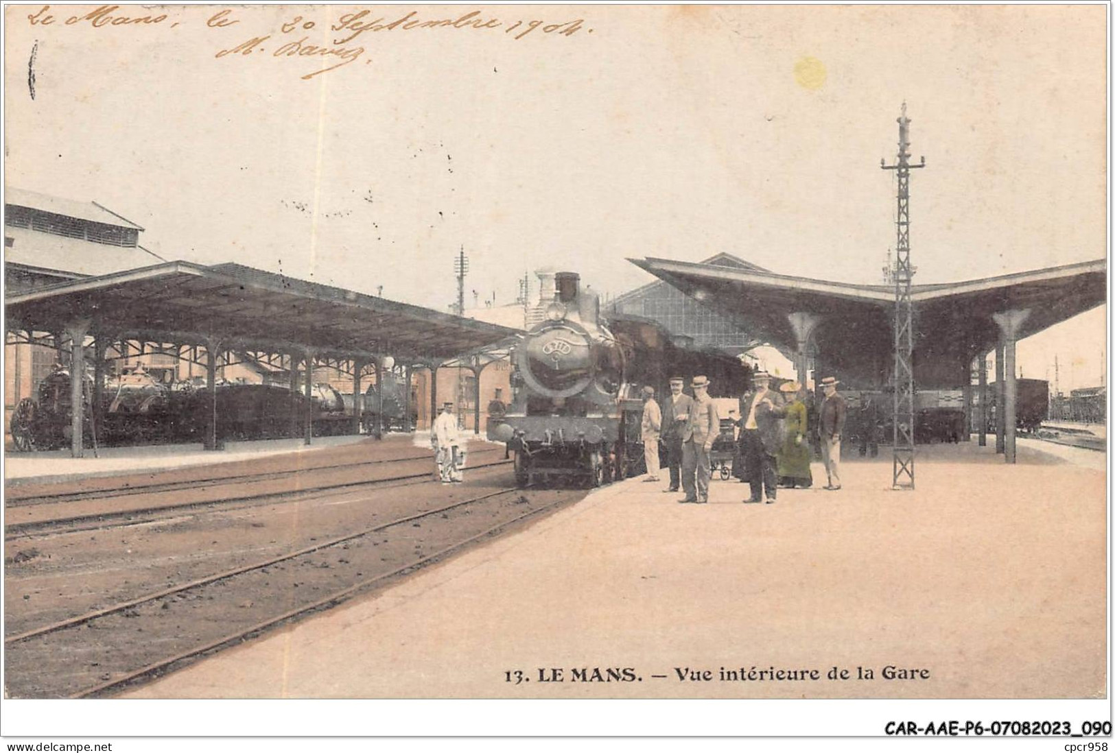 CAR-AAEP6-72-0550 - LE MANS - Vue Interieure De La Gare - Train - Le Mans