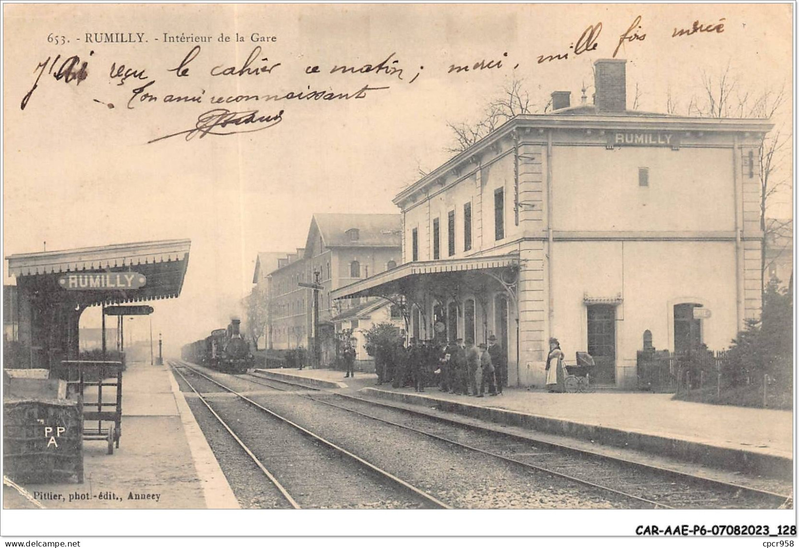 CAR-AAEP6-74-0569 - RUMILLY - Interieur De La Gare - Train - Other & Unclassified