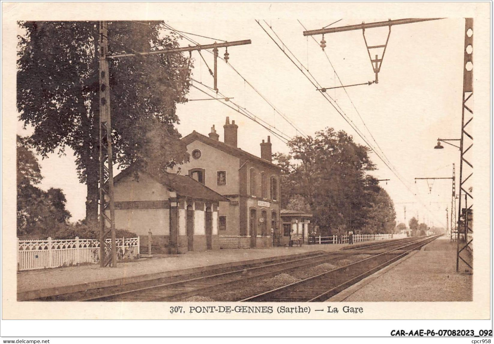 CAR-AAEP6-72-0551 - PONT-DE-GENNES - La Gare - Other & Unclassified