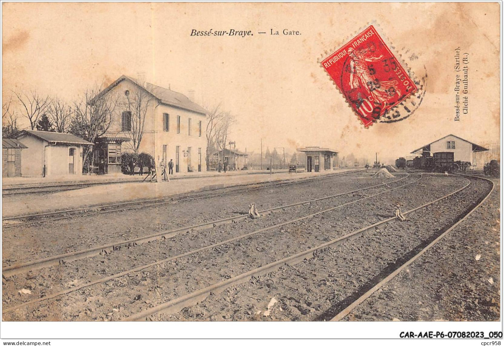 CAR-AAEP6-72-0530 - BESSE-SUR-BRAYE - La Gare - Other & Unclassified