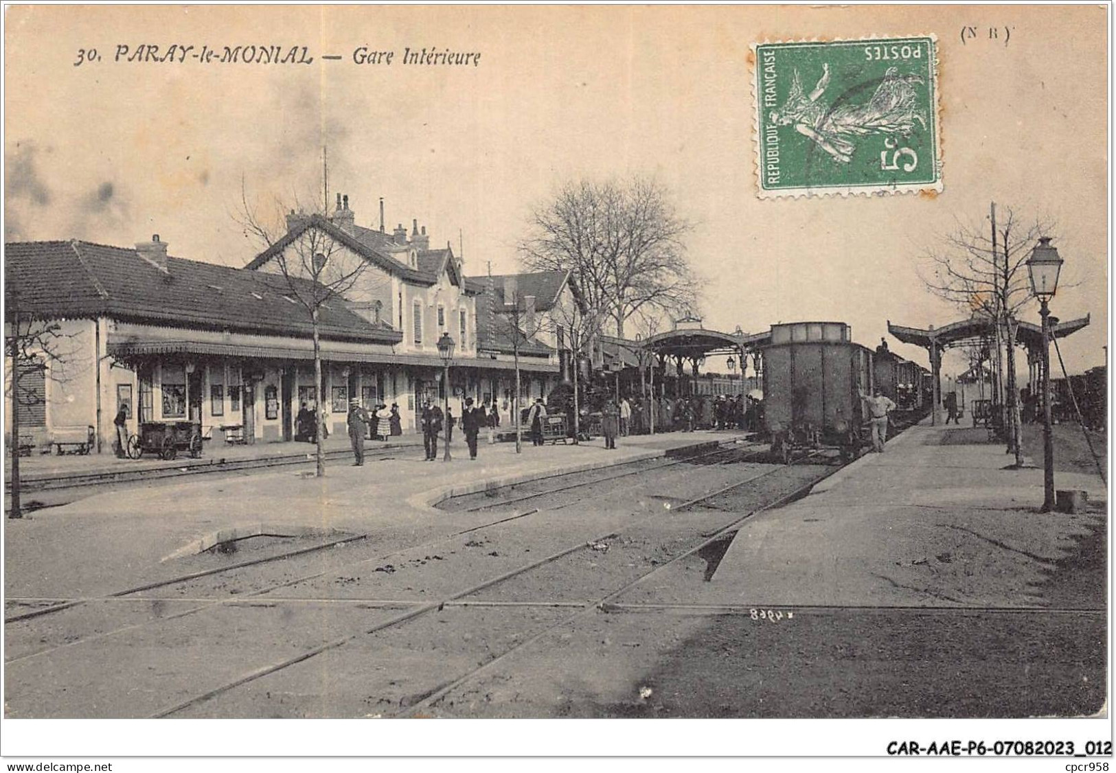 CAR-AAEP6-71-0511 - PARAY-LE-MONIAL - Gare Interieur - Train - Paray Le Monial