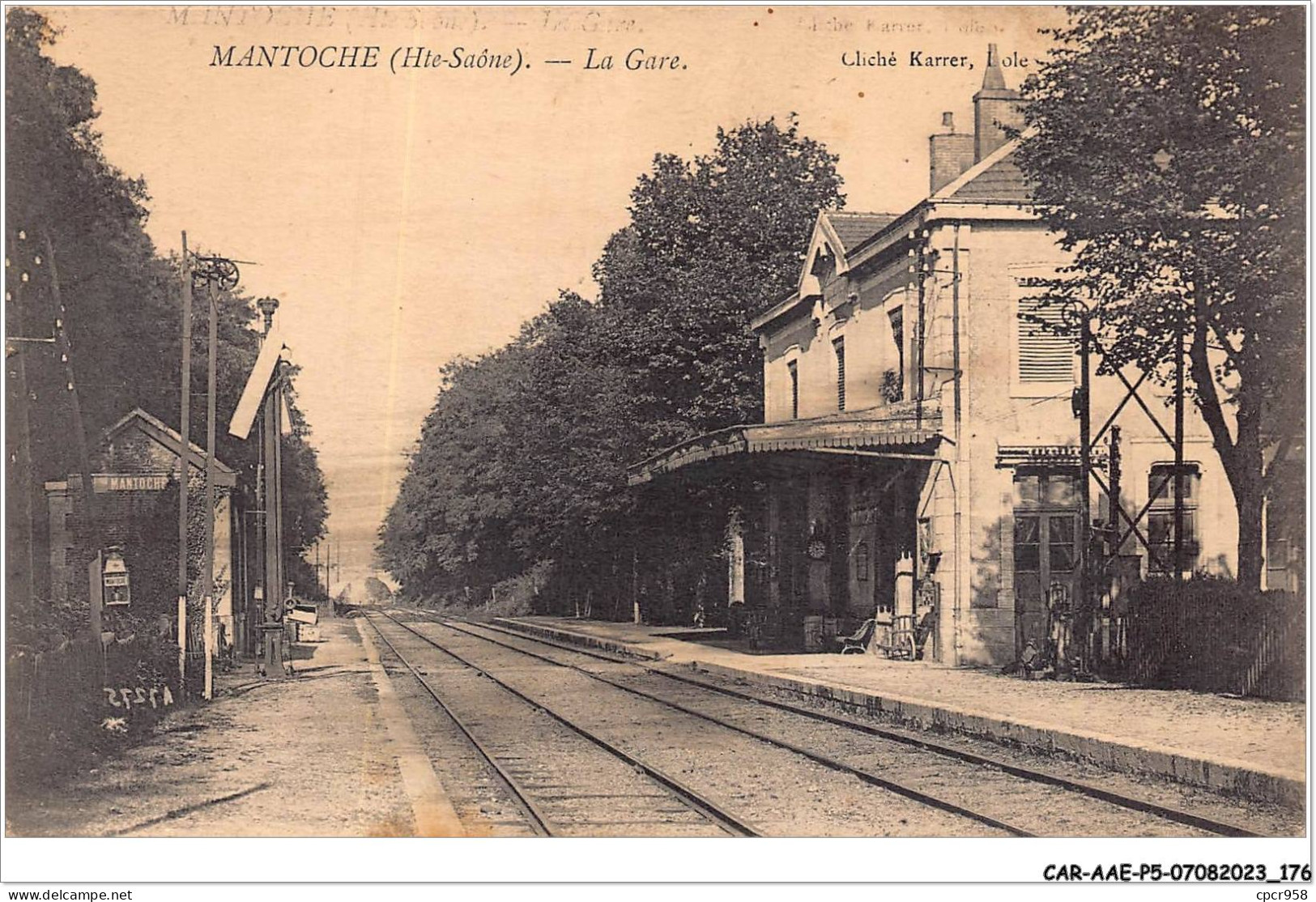 CAR-AAEP5-70-0486 - MANTOCHE - La Gare - Autres & Non Classés