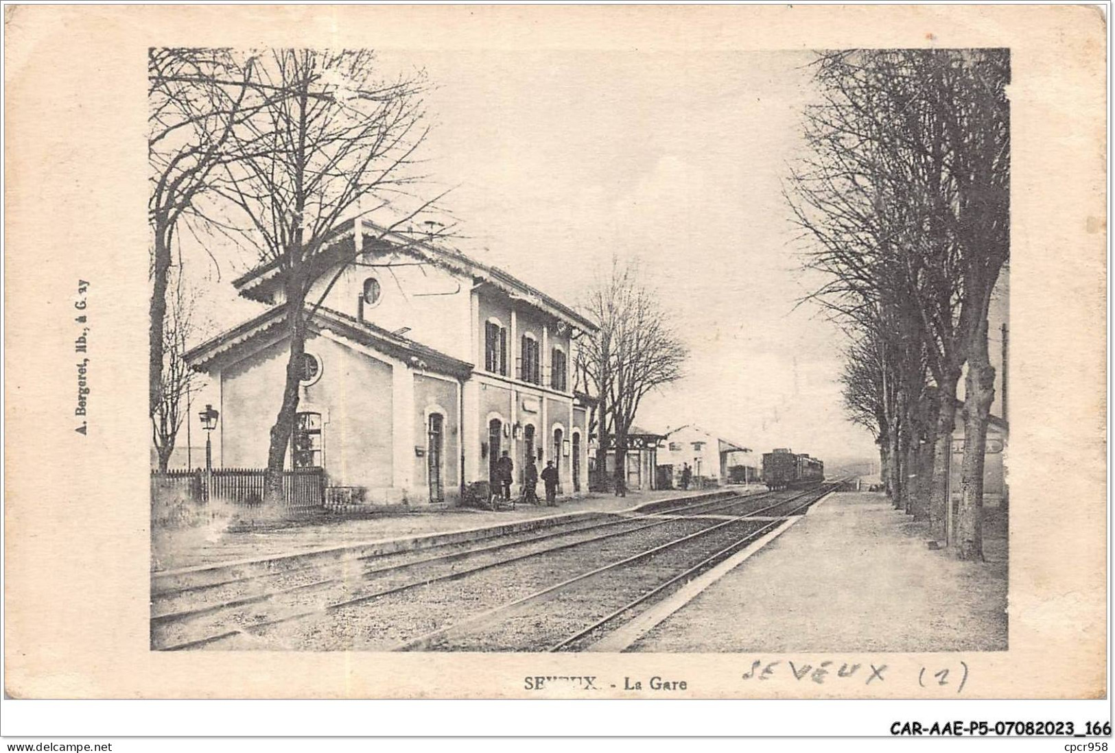 CAR-AAEP5-70-0481 - SEVEUX - La Gare - Train - Autres & Non Classés
