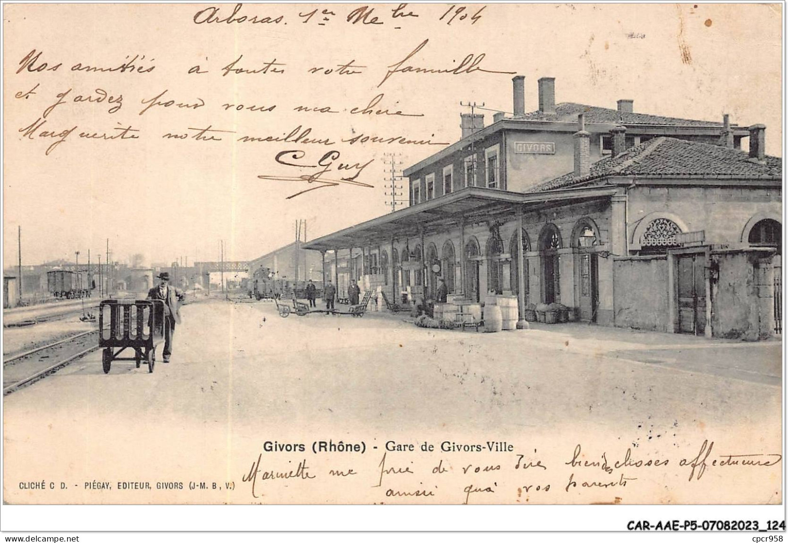 CAR-AAEP5-69-0460 - GIVORS - Gare De Givors-ville - Givors