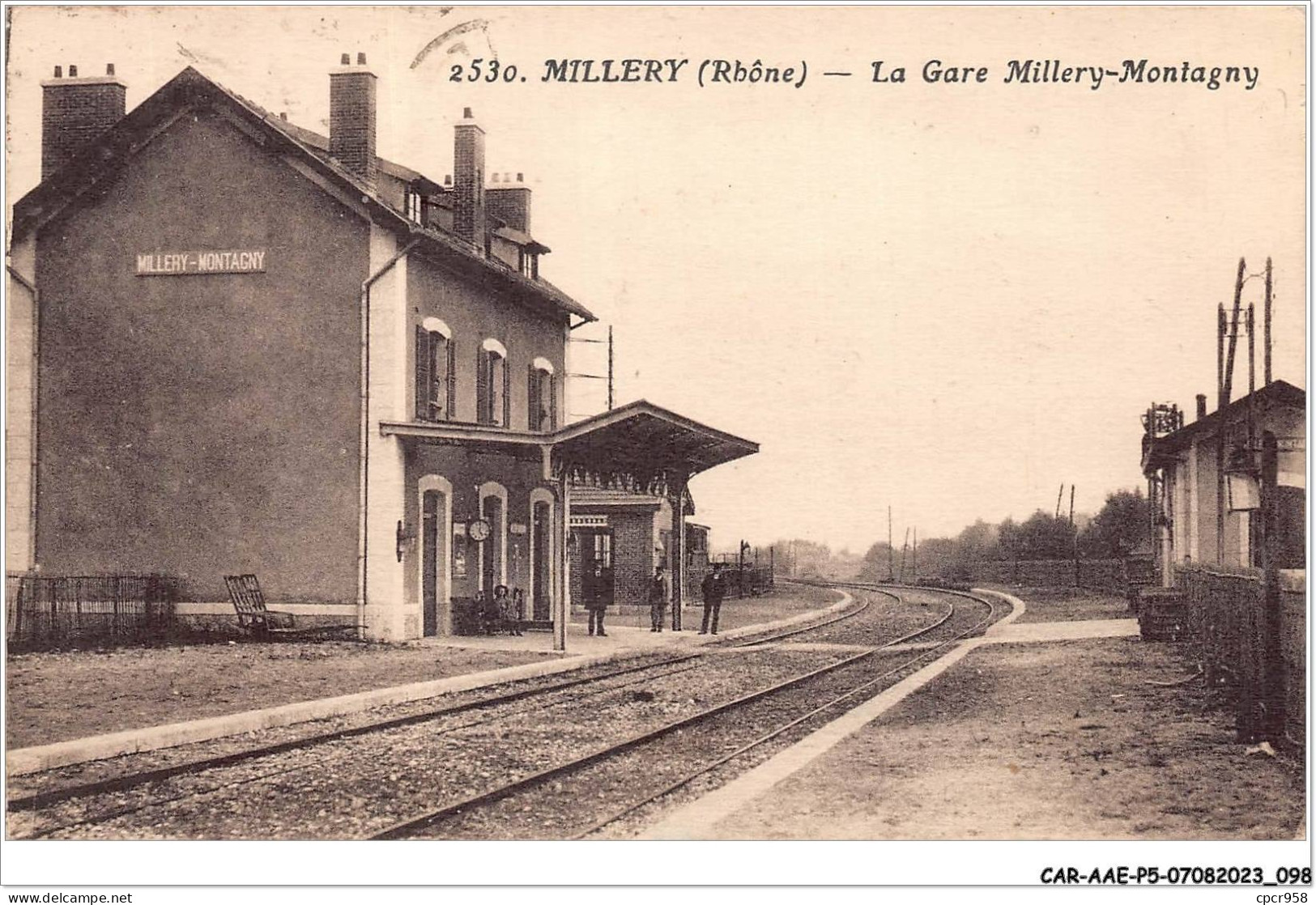 CAR-AAEP5-69-0447 - MILLERY - La Gare Millery-montagny - Altri & Non Classificati