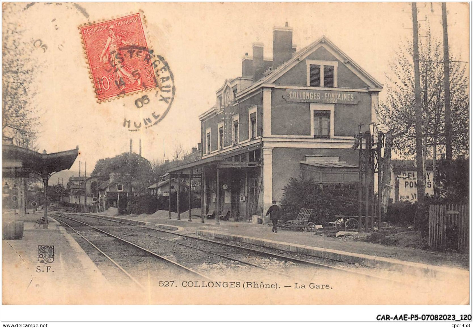 CAR-AAEP5-69-0458 - COLLONGES - La Gare - Altri & Non Classificati