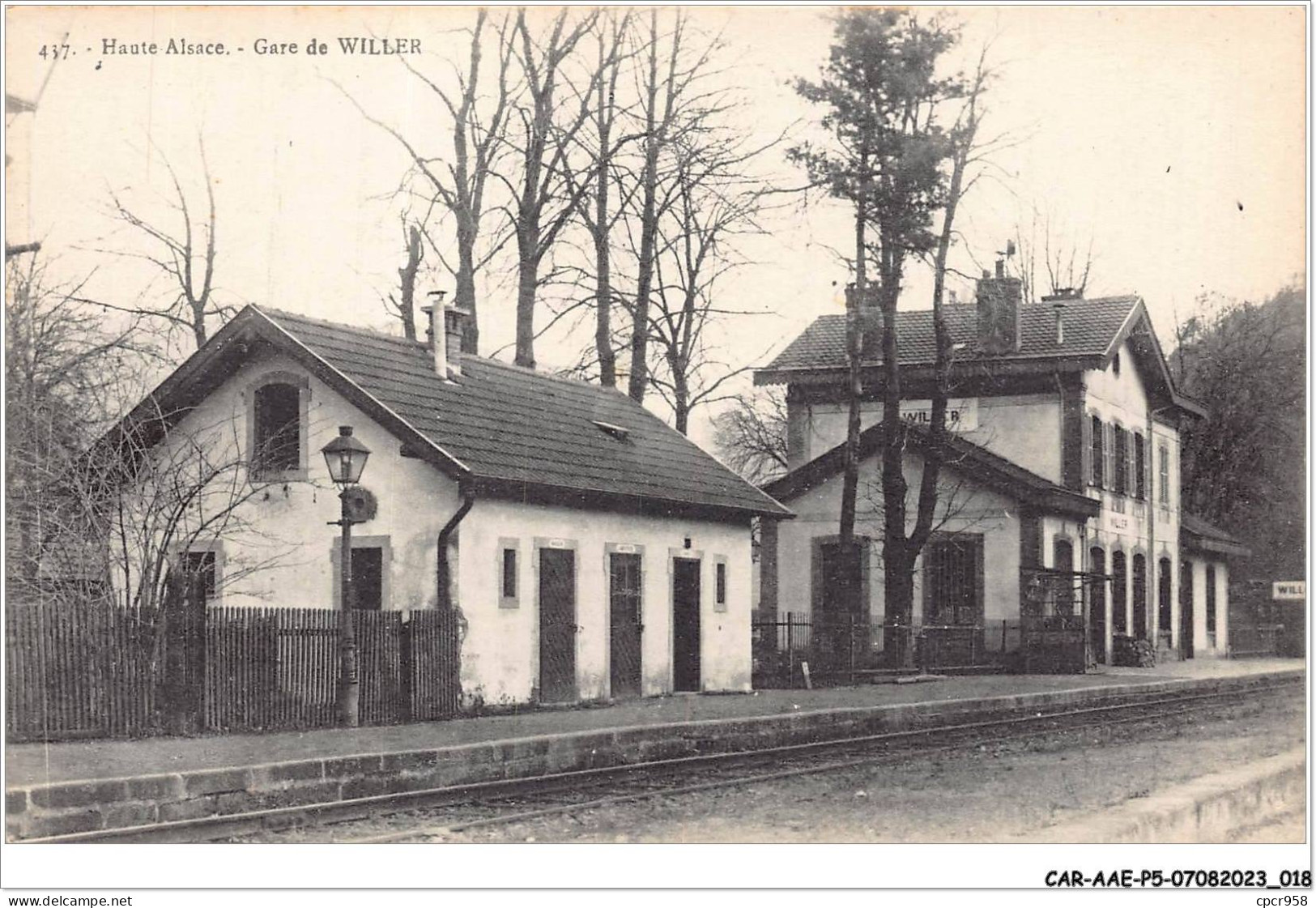 CAR-AAEP5-68-0407 - Haute-alsace - GARE DE WILLER - Autres & Non Classés