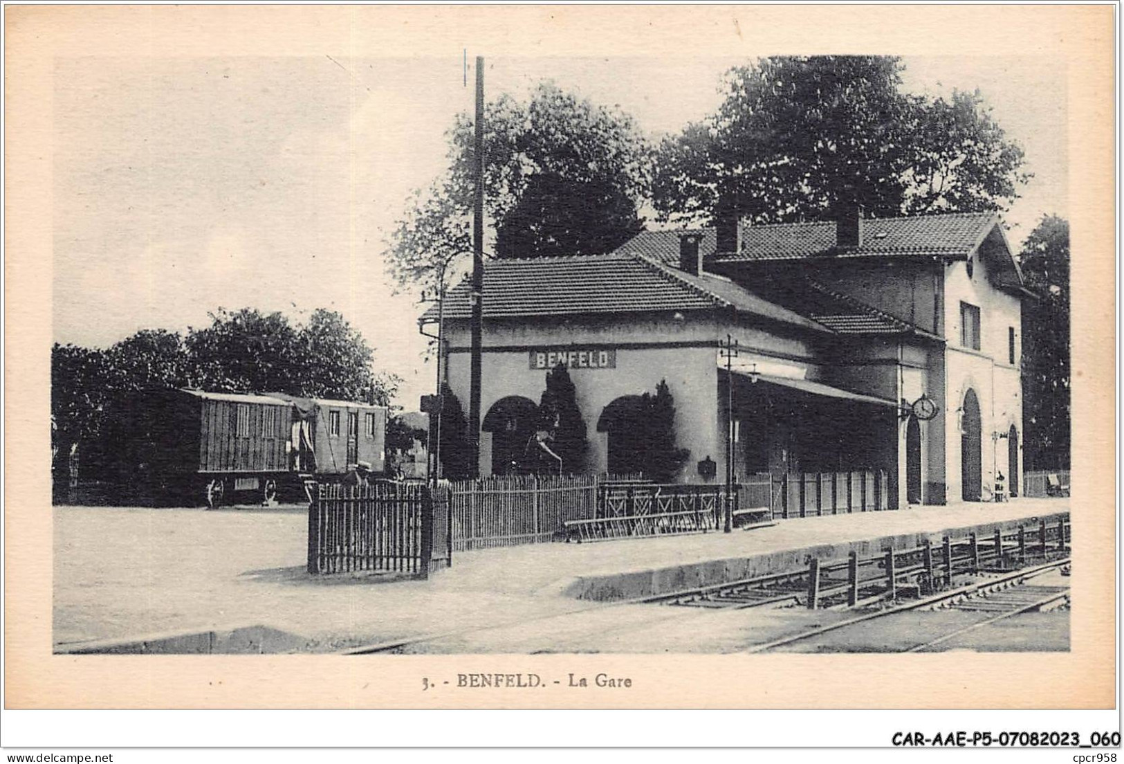 CAR-AAEP5-67-0428 - BENFELD - La Gare - Train - Benfeld