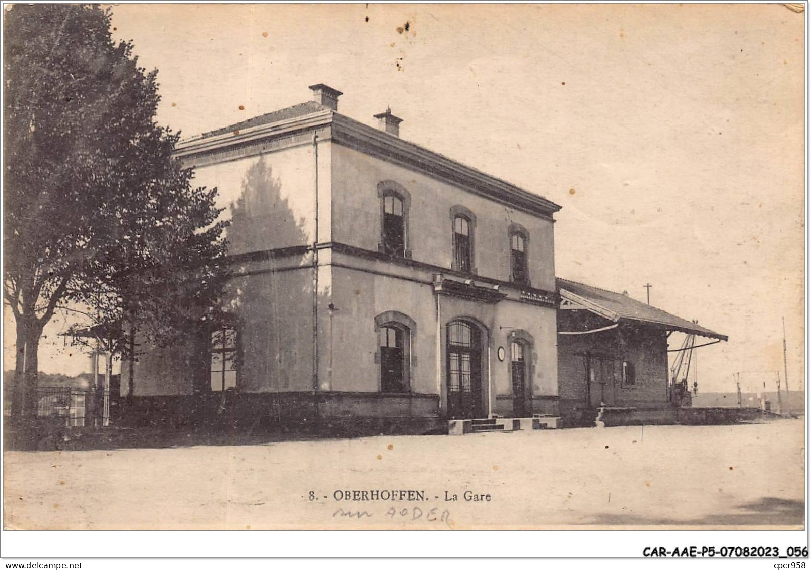 CAR-AAEP5-67-0426 - OBERHOFFEN - La Gare - Andere & Zonder Classificatie